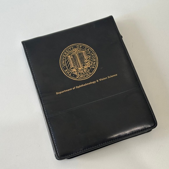 LEED'S Other - UC Davis Ophthalmology Vision Science Portfolio Zippered Notebook Pen Included